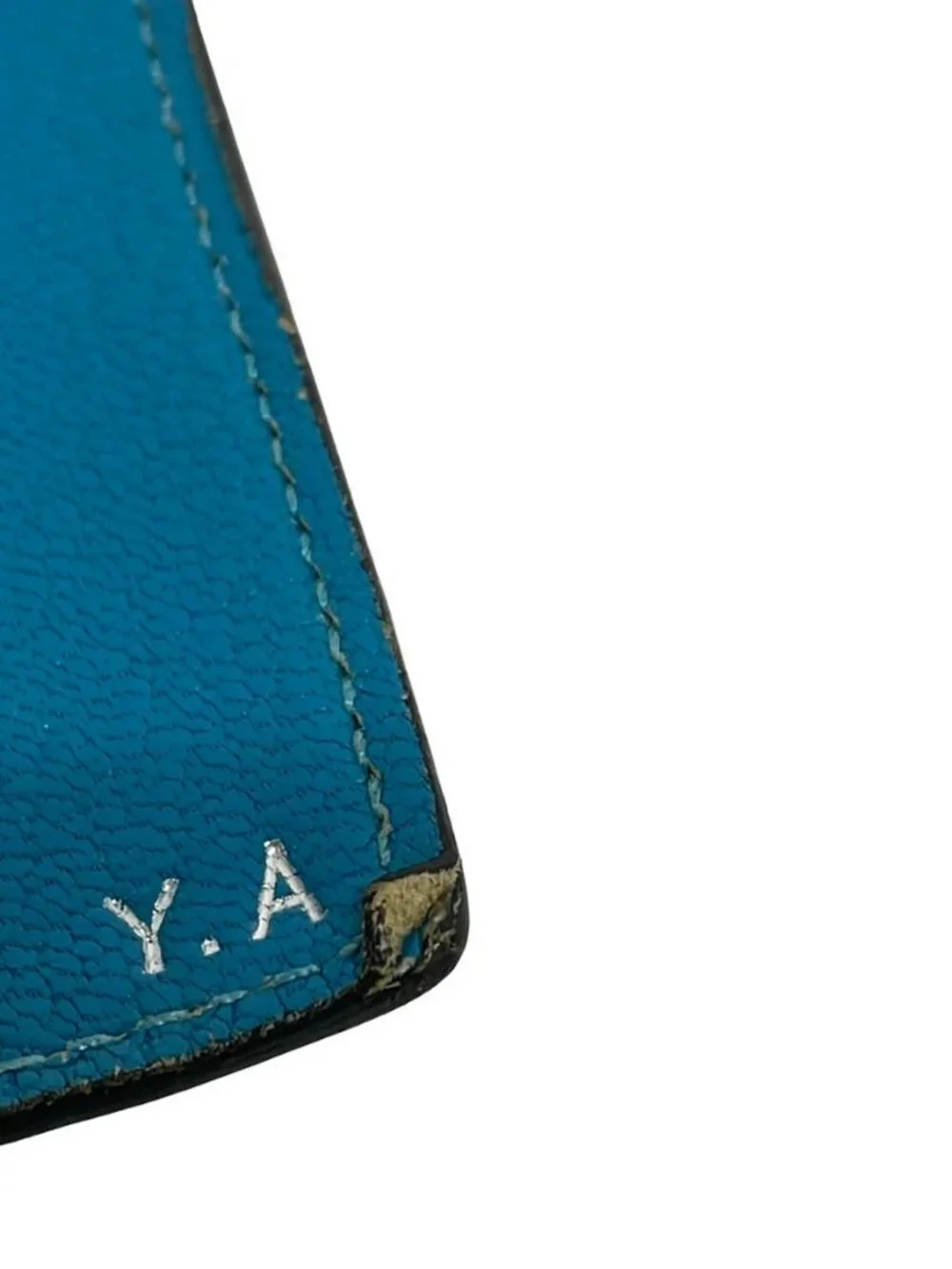 HERMES Vision Blue Paon Chevre Square O Agenda